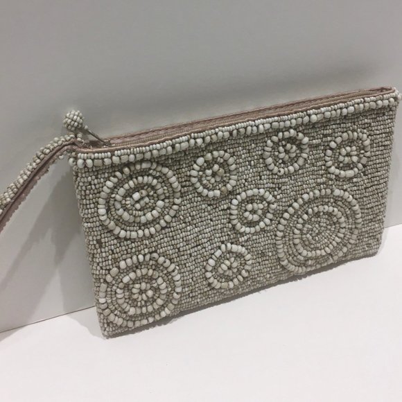 BEADED CLUTCH BAG WITH STRAP - Picture 2 of 14